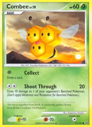 'Pokemon - 'Combee 071  Platinum - Common
