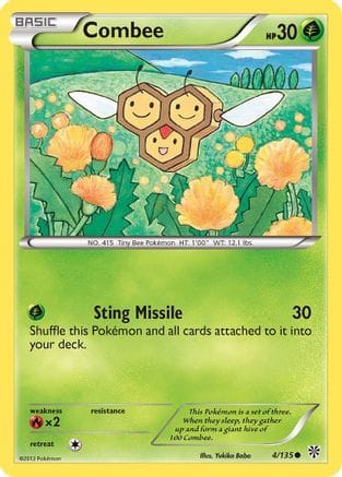 'Pokemon - 'Combee 004  Plasma Storm - Common