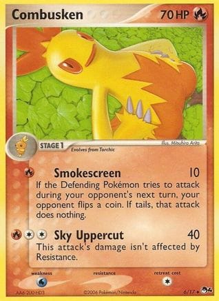 'Pokemon - 'Combusken 006  - Holofoil POP Series 4 - Uncommon