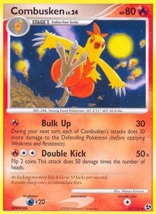 'Pokemon - 'Combusken 035  - Reverse Holofoil Great Encounters - Uncommon