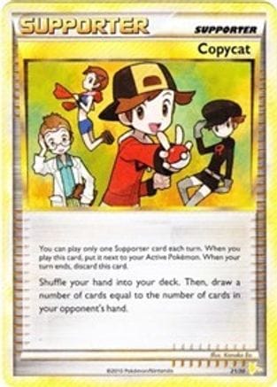'Pokemon - 'Copycat 021  HGSS Trainer Kit Gyarados & Raichu - Common