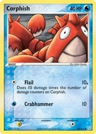 'Pokemon - 'Corphish 063/110  - Reverse Holofoil Holon Phantoms - Common