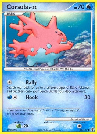 'Pokemon - 'Corsola 084  Secret Wonders - Common