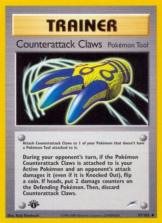 'Pokemon - 'Counterattack Claws 097/105  - 1st Edition Neo Destiny - Uncommon