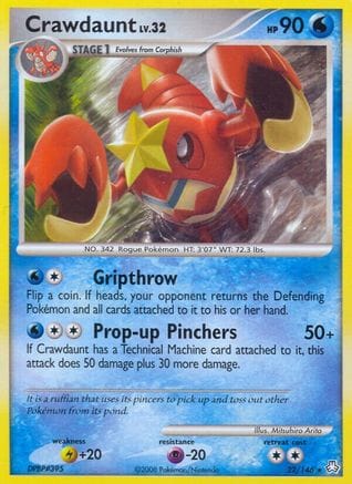 'Pokemon - 'Crawdaunt 022  Legends Awakened - Rare