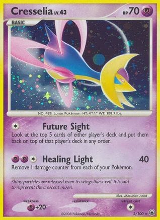 'Pokemon - 'Cresselia 002  - Holofoil Majestic Dawn - Holo Rare