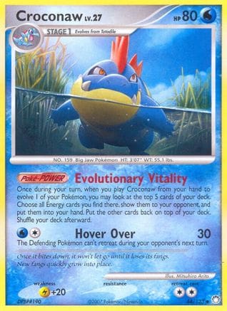 'Pokemon - 'Croconaw 044/123  Mysterious Treasures - Uncommon