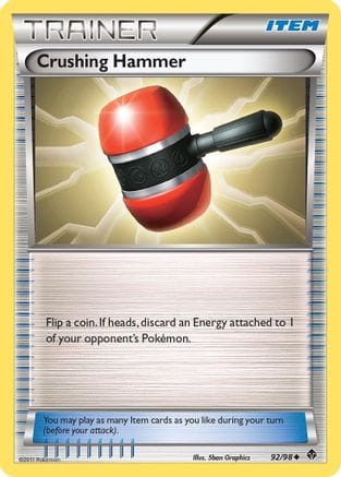 'Pokemon - 'Crushing Hammer 092  Emerging Powers - Uncommon