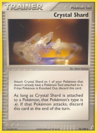 'Pokemon - 'Crystal Shard 076/100  - Reverse Holofoil Crystal Guardians - Uncommon