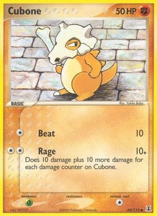 'Pokemon - 'Cubone 060/113  Delta Species - Common