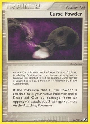 'Pokemon - 'Curse Powder 080  Unseen Forces - Uncommon