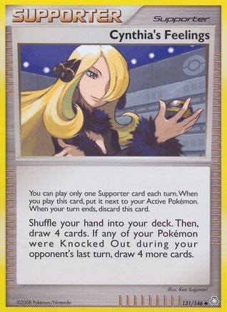 'Pokemon - 'Cynthia's Feelings 131/146  - Reverse Holofoil Legends Awakened - Uncommon