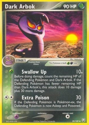 'Pokemon - 'Dark Arbok 029  Team Rocket Returns - Uncommon