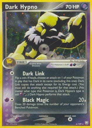 'Pokemon - 'Dark Hypno 006  Team Rocket Returns - Holo Rare