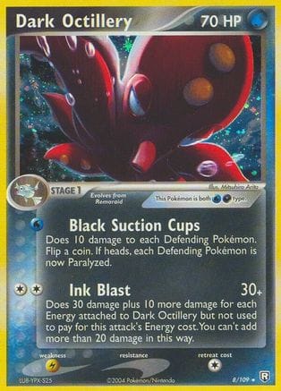 'Pokemon - 'Dark Octillery 008  Team Rocket Returns - Holo Rare