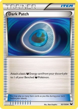 'Pokemon - 'Dark Patch 093/108  - Reverse Holofoil Dark Explorers - Uncommon