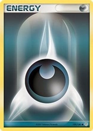 'Pokemon - 'Darkness Energy 129/130  Diamond and Pearl - Common