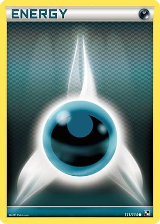 'Pokemon - 'Darkness Energy (Basic) 111  Black and White - Common