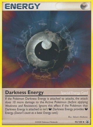 'Pokemon - 'Darkness Energy 093/100  Majestic Dawn - Uncommon