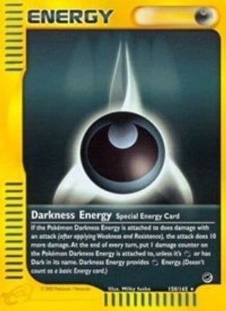 'Pokemon - 'Darkness Energy 158  Expedition - Rare