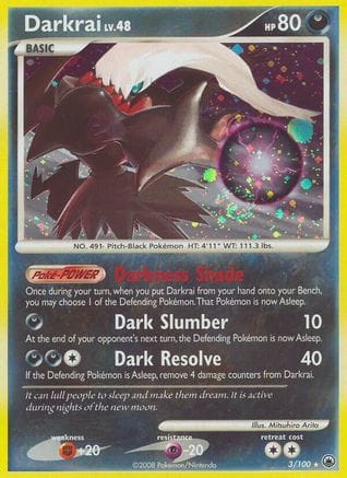 'Pokemon - 'Darkrai 003  - Holofoil Majestic Dawn - Holo Rare