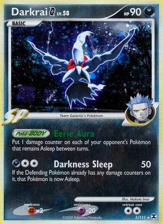 'Pokemon - 'Darkrai G 003  - Reverse Holofoil Rising Rivals - Holo Rare