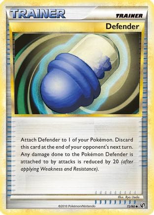 'Pokemon - 'Defender 072/90  - Reverse Holofoil Undaunted - Uncommon