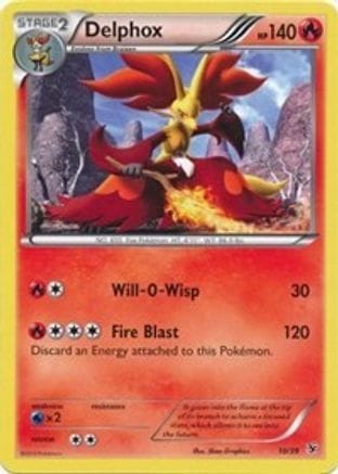'Pokemon - 'Delphox 010  - Holofoil Kalos Starter Set - Common