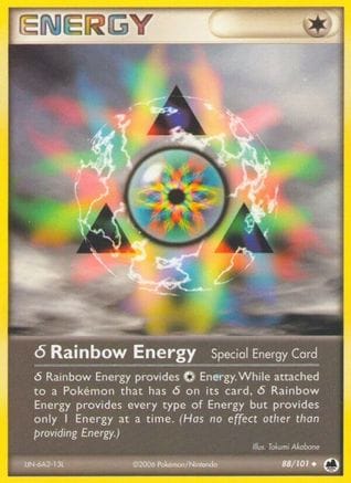 'Pokemon - 'Delta Rainbow Energy 088/101  - Reverse Holofoil Dragon Frontiers - Uncommon