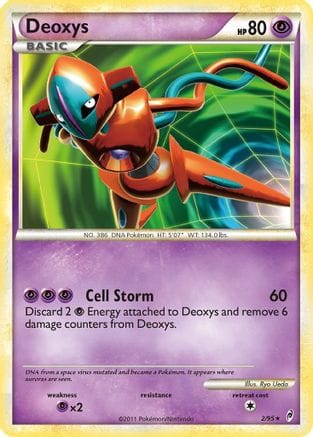 'Pokemon - 'Deoxys 002  - Holofoil Call of Legends - Holo Rare