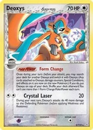 'Pokemon - 'Deoxys (Delta Species - Normal Forme) 005  - Reverse Holofoil Holon Phantoms - Holo Rare
