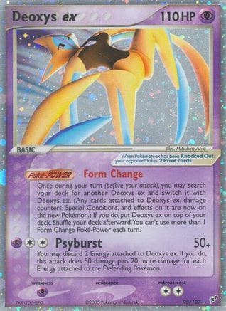 'Pokemon - 'Deoxys ex (Attack Forme) 098  Deoxys - Ultra Rare