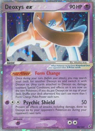 'Pokemon - 'Deoxys ex (Defense Forme) 099  Deoxys - Ultra Rare