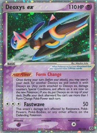 'Pokemon - 'Deoxys ex (Speed Forme) 093  Emerald - Ultra Rare