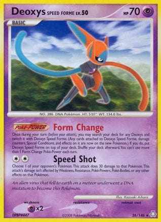 'Pokemon - 'Deoxys Speed Forme 026  Legends Awakened - Rare