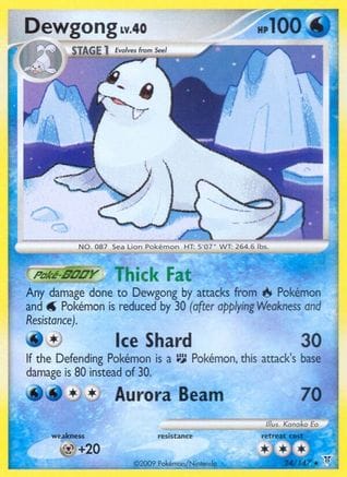 'Pokemon - 'Dewgong 024  Supreme Victors - Rare
