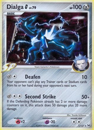 'Pokemon - 'Dialga G 007  - Holofoil Platinum - Holo Rare