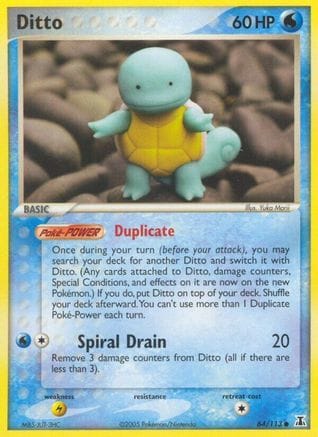 'Pokemon - 'Ditto 064/113  - Reverse Holofoil Delta Species - Common