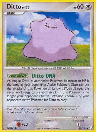 'Pokemon - 'Ditto 027  - Reverse Holofoil Legends Awakened - Rare