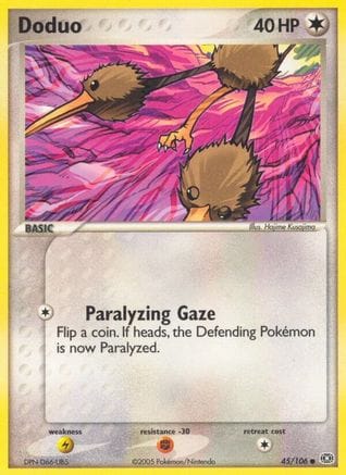 'Pokemon - 'Doduo 045  Emerald - Common