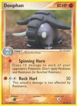 'Pokemon - 'Donphan 030  Deoxys - Uncommon