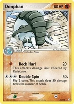 'Pokemon - 'Donphan 040  - Reverse Holofoil Holon Phantoms - Uncommon