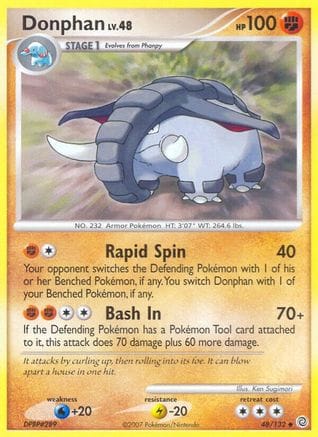 'Pokemon - 'Donphan 048  - Reverse Holofoil Secret Wonders - Uncommon