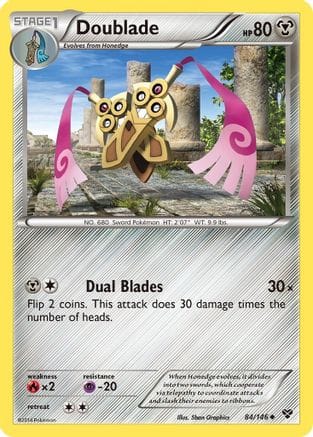 'Pokemon - 'Doublade 084  XY Base Set - Uncommon