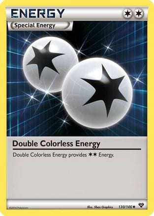 'Pokemon - 'Double Colorless Energy 130/146  XY Base Set - Uncommon
