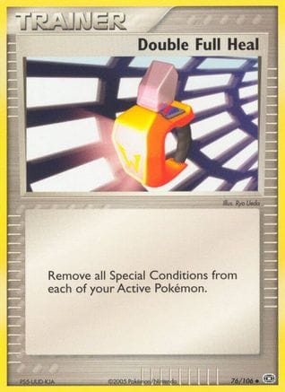 'Pokemon - 'Double Full Heal 076  - Reverse Holofoil Emerald - Uncommon