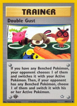 'Pokemon - 'Double Gust 100/111  - Unlimited Neo Genesis - Common