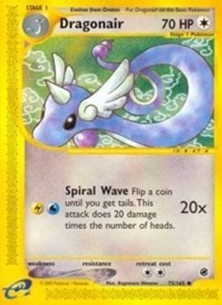 'Pokemon - 'Dragonair 075  - Reverse Holofoil Expedition - Uncommon