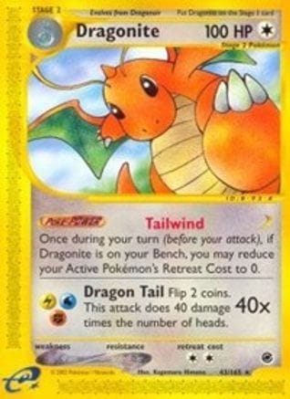 'Pokemon - 'Dragonite (43) 043  Expedition - Rare