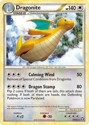 'Pokemon - 'Dragonite 018  Triumphant - Rare